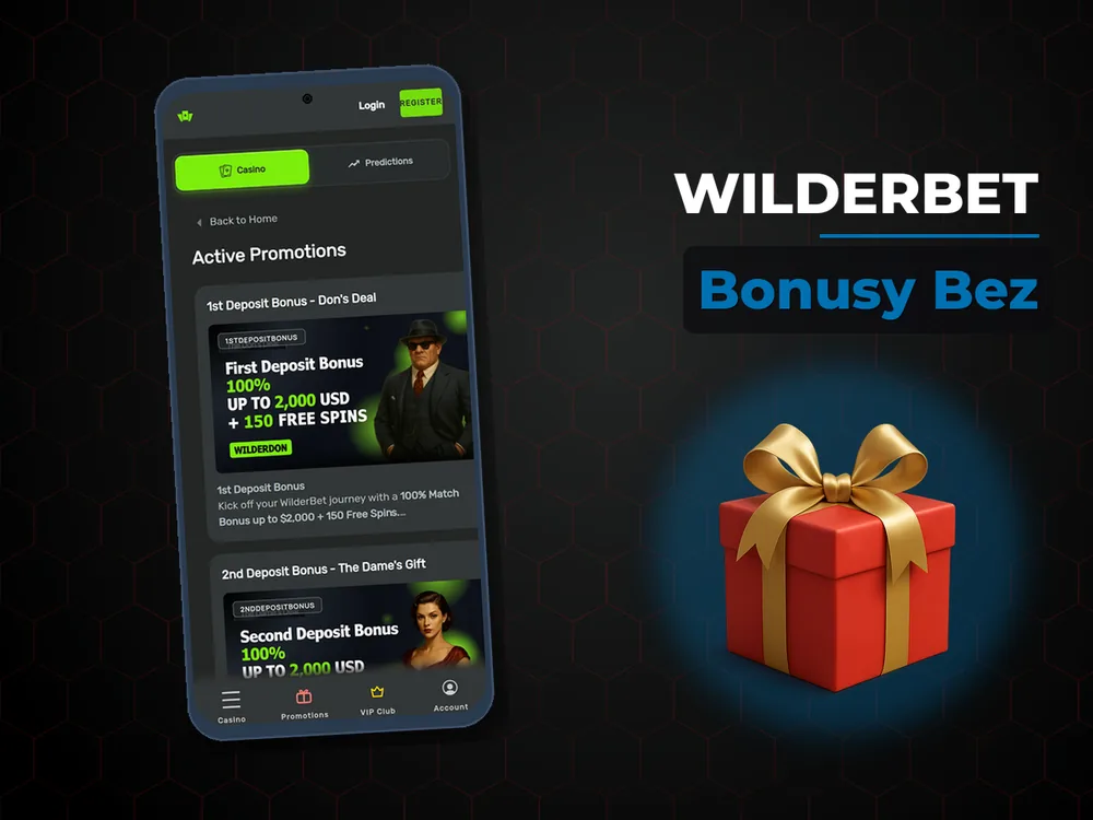 Wilderbet - Bonusy Bez