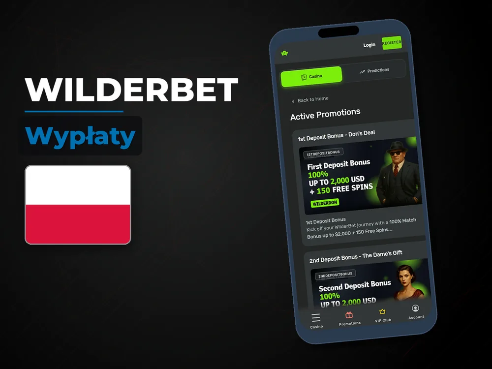 Wilderbet - Wypłaty