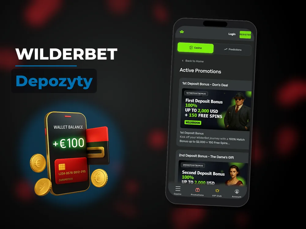 Wilderbet - Depozyty