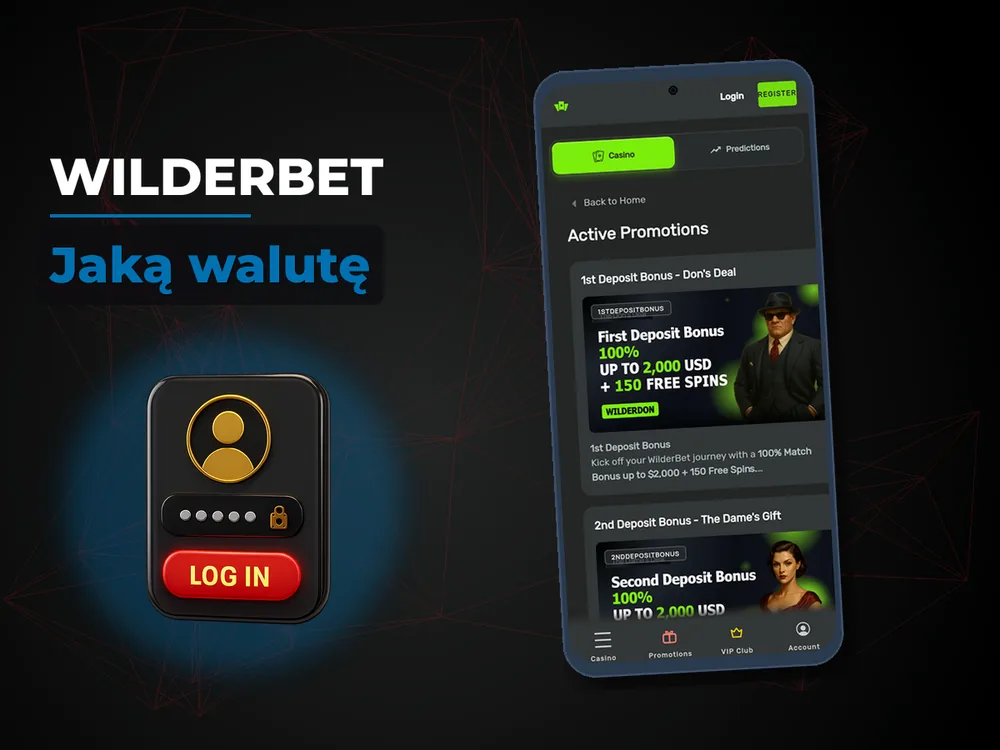 Wilderbet - Jaką walutę
