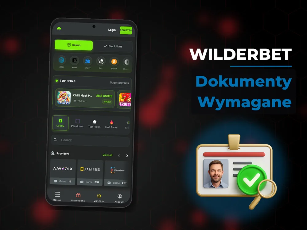 Wilderbet - Dokumenty Wymagane