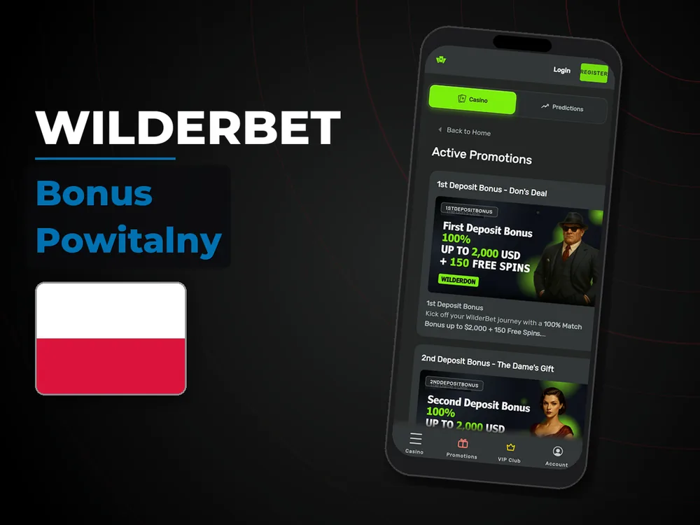 Wilderbet - Bonus Powitalny