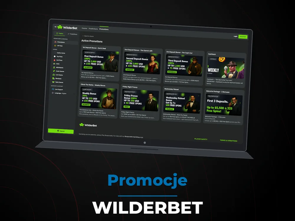 Wilderbet - Promocje