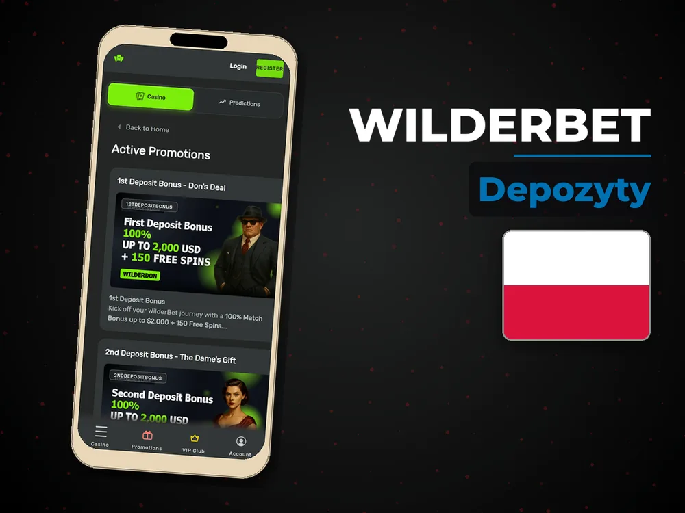 Wilderbet - Depozyty