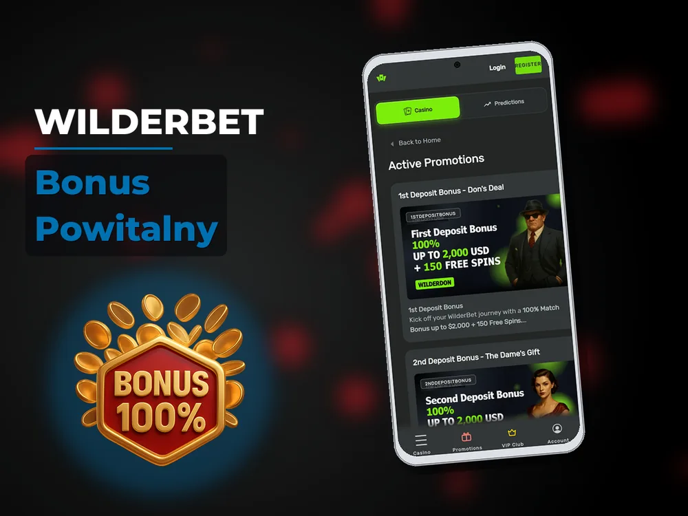 Wilderbet - Bonus Powitalny