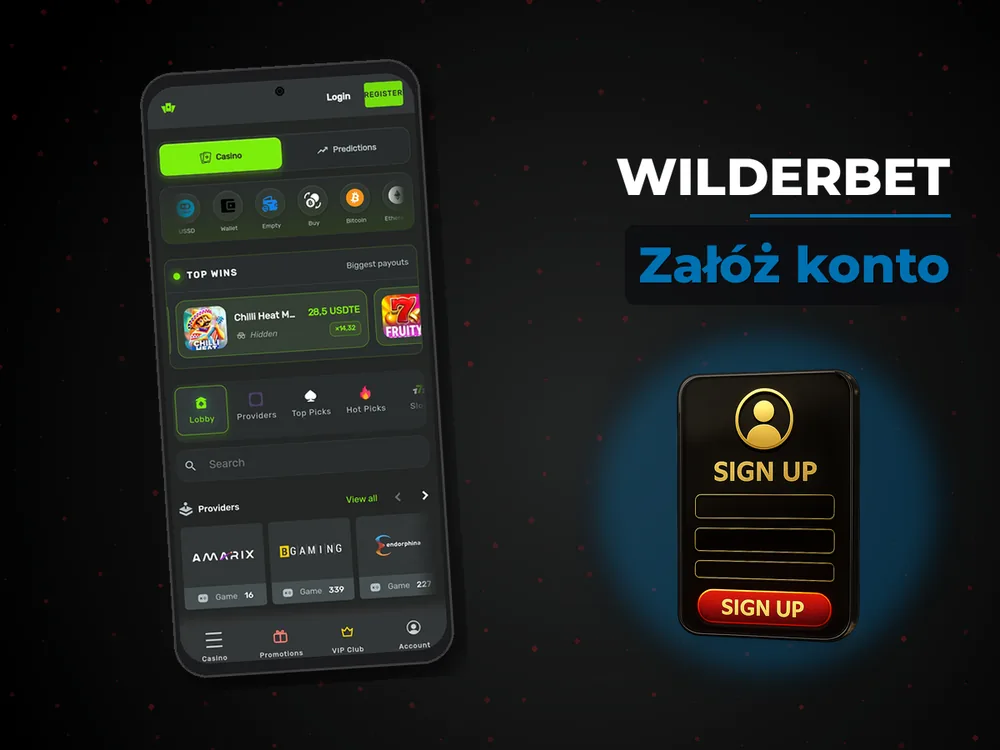 Wilderbet - Załóż konto