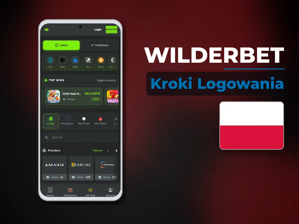 Wilderbet - Kroki Logowania