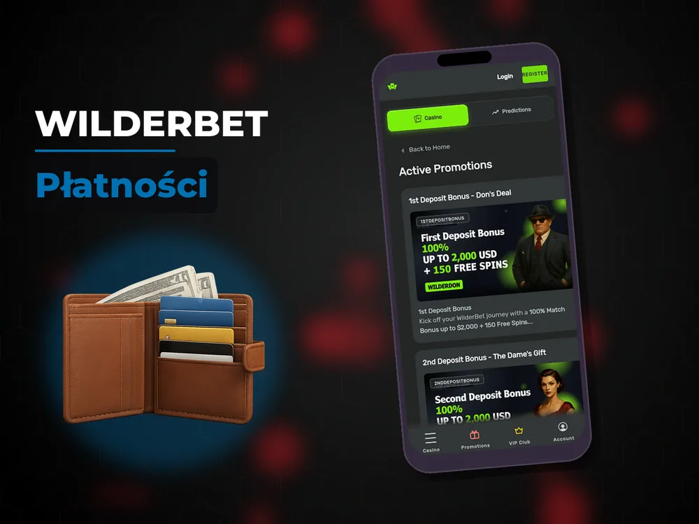 Wilderbet - Płatności