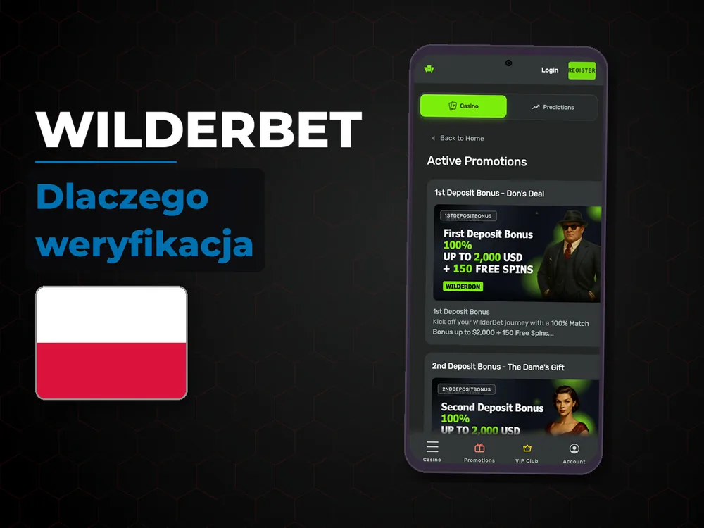 Wilderbet - Dlaczego weryfikacja