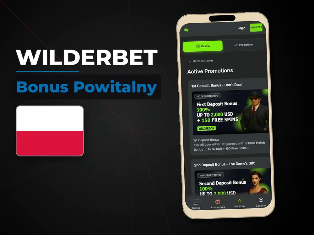 Wilderbet - Bonus Powitalny