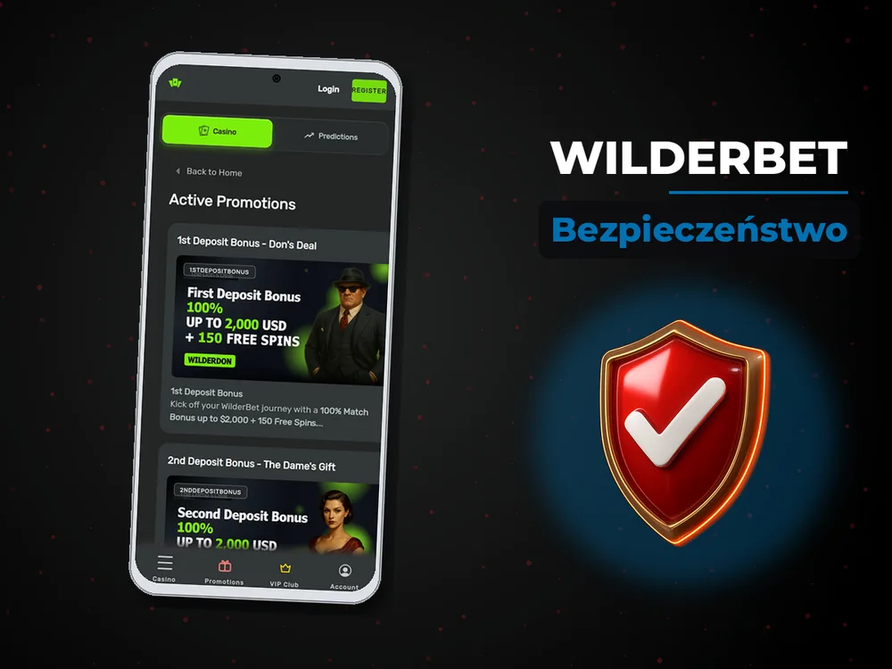 Wilderbet - Bezpieczeństwo